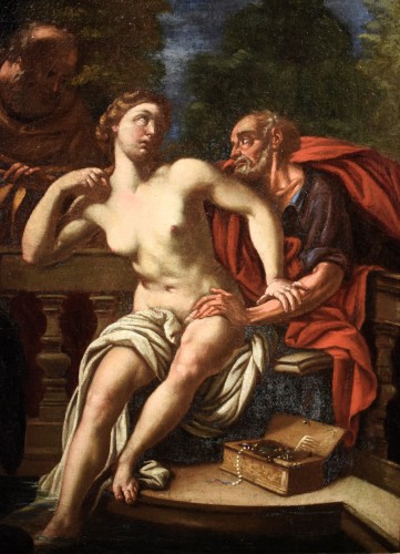 Paintings & Drawings  - Susanna and the Elders - Venetian Master of the 17th century
